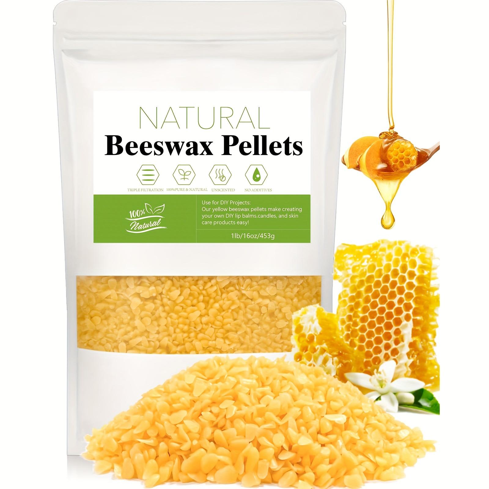 1lb Pure Triple-filtered Beeswax Pellets For Diy Crafts