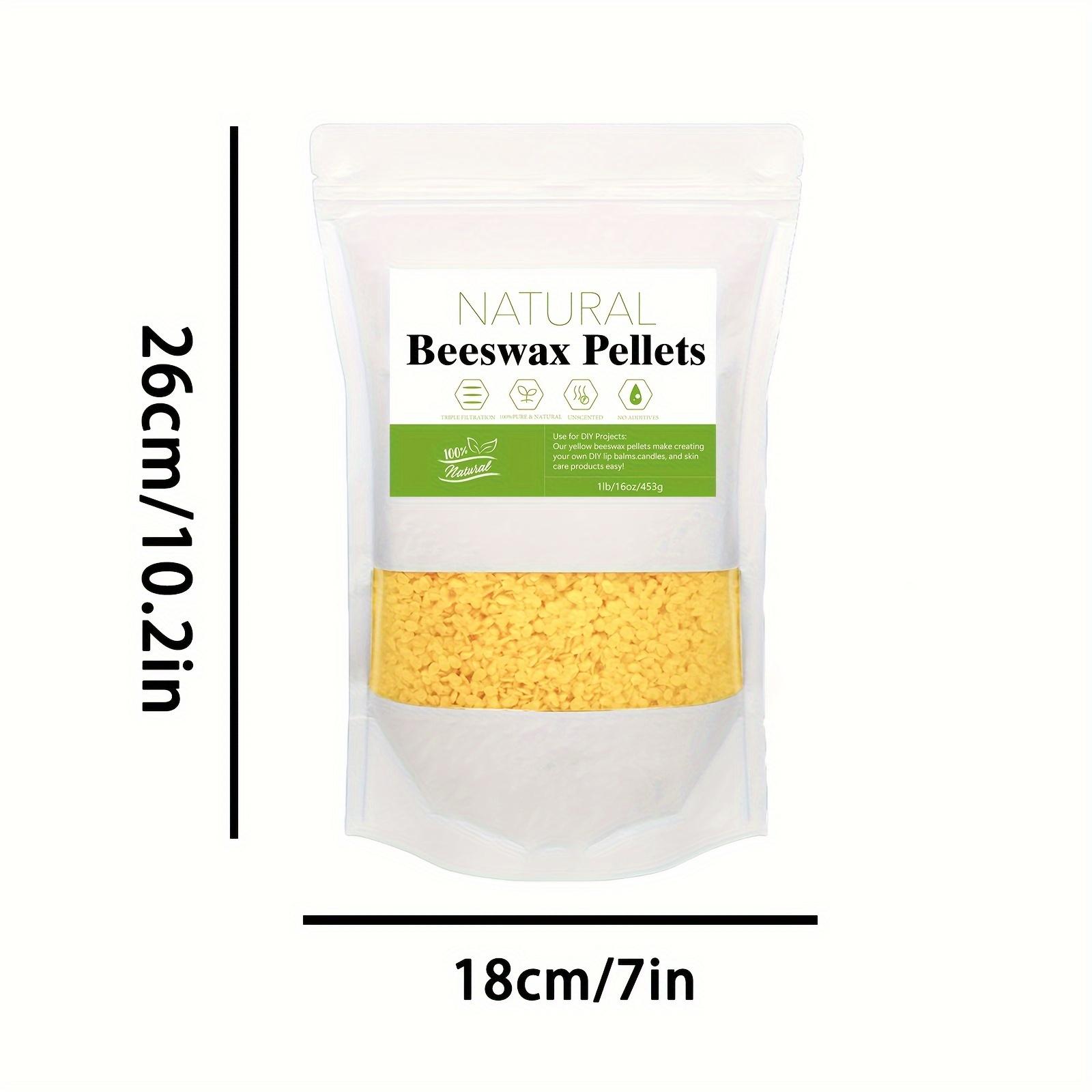 1lb Pure Triple-filtered Beeswax Pellets For Diy Crafts