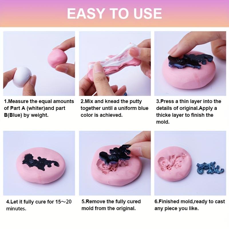 Easy-to-mix Fast-curing Silicone Mold Kit For Various Crafts - Reusable, No Electricity Needed