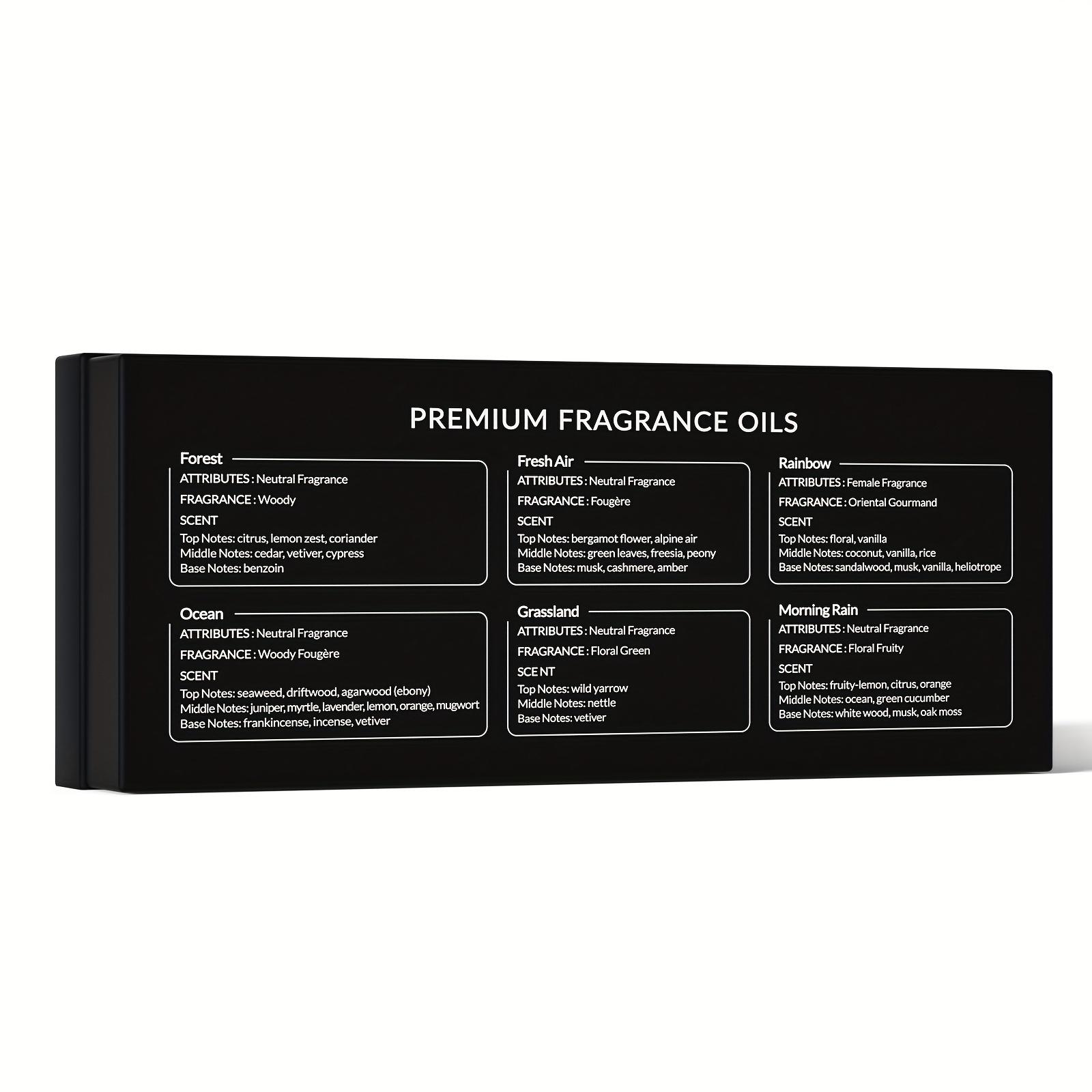 6-piece Aromatherapy Set: Relax With 0.33 Oz Natural Oils For Diffusers, Humidifiers & More