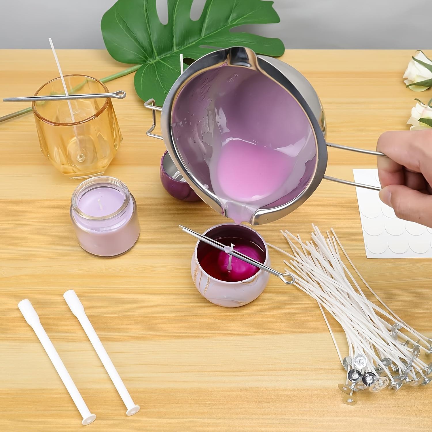 Candle Making Kit With 16 Colors (5g Each), 100 Wicks (3.94 Inch) & Wax Dye
