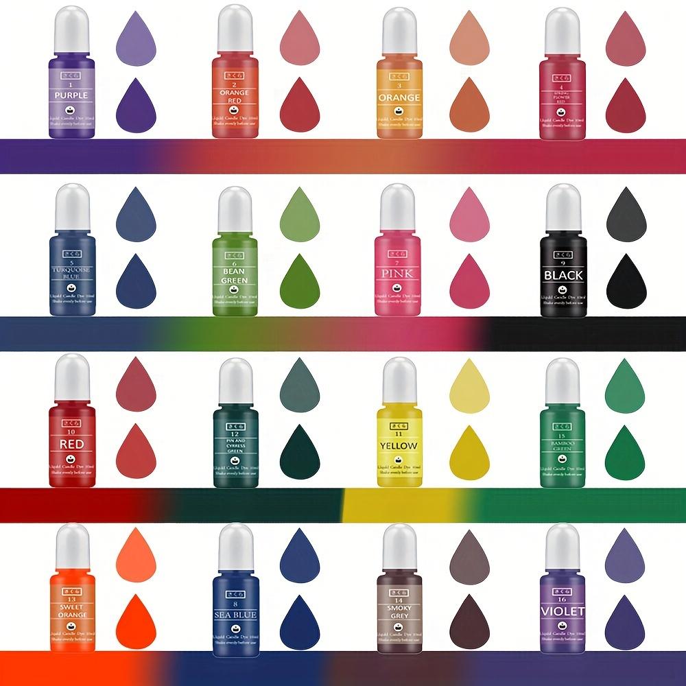 16-color Candle Dye Set For Diy Aromatherapy Candles And Soaps