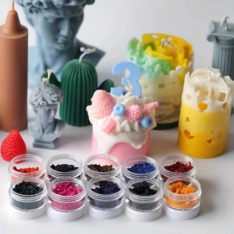 Candle Dye Colorant Wax - 16 Color Choices, 0.18oz/pack - Diy Candle Making Material For Christmas Gift