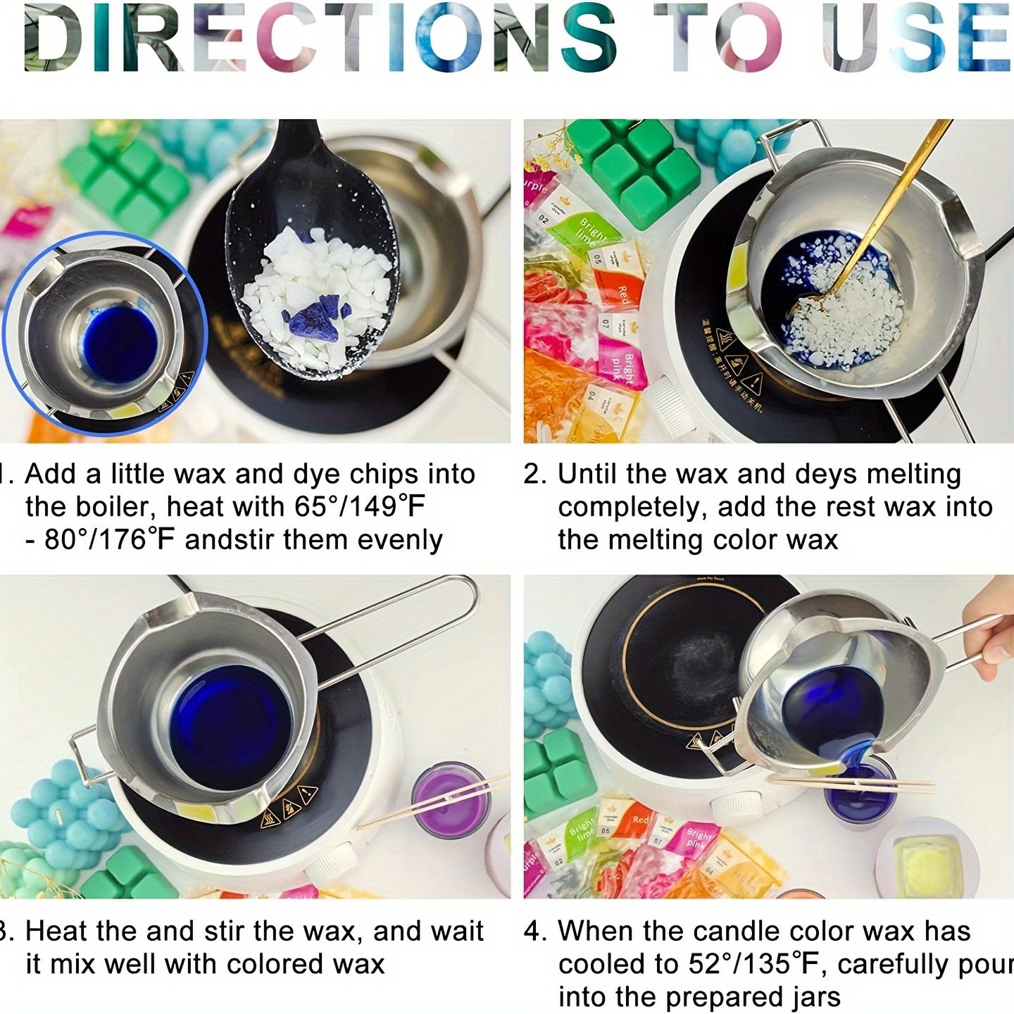 Candle Dye Colorant Wax - 16 Color Choices, 0.18oz/pack - Diy Candle Making Material For Christmas Gift