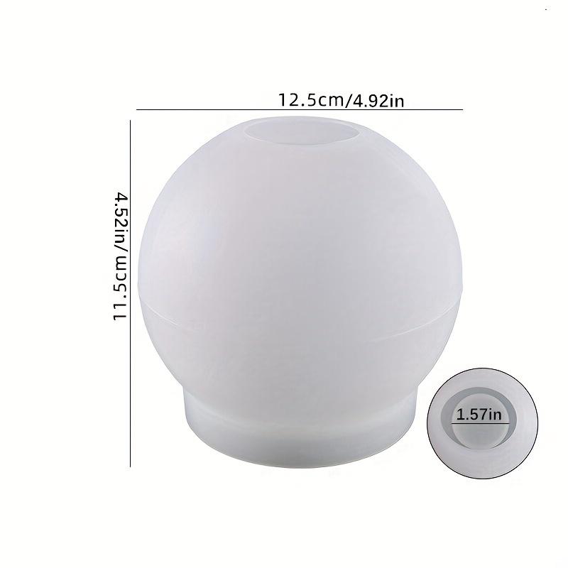 Tealight Candle Holder Resin Molds: 4" & 3.2" Sphere Shapes For Diy Wedding & Home Decor