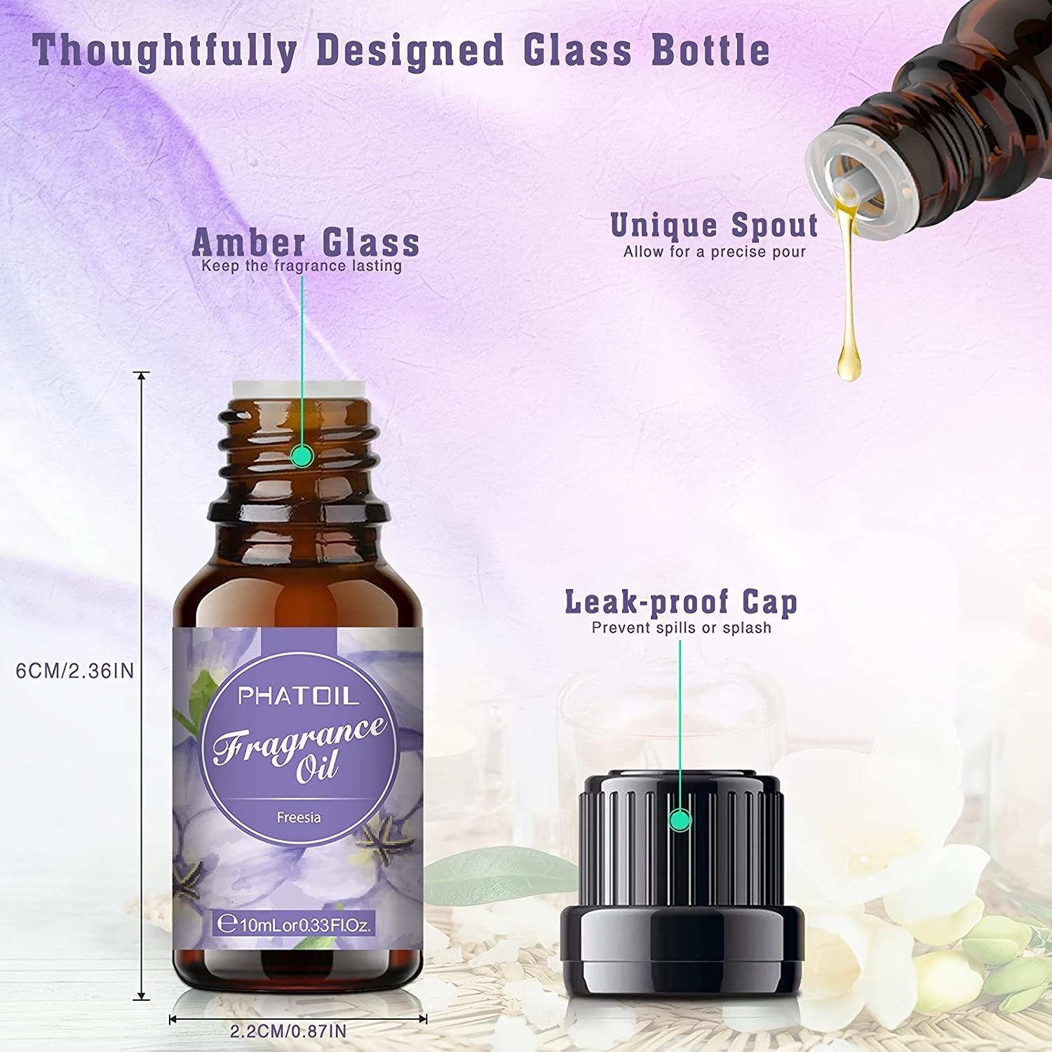 Fragrance Oils Gift Set (10pcs) - Premium Scented Oils For Candles & Diffusers